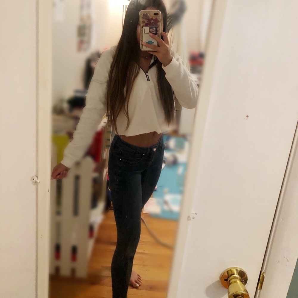 Bebe Low Rise Dark Wash Skinny Jeans